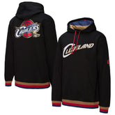 Mitchell & Ness Cleveland Cavaliers Hardwood Classics Nights Playmaker Fleece Hoodie Black