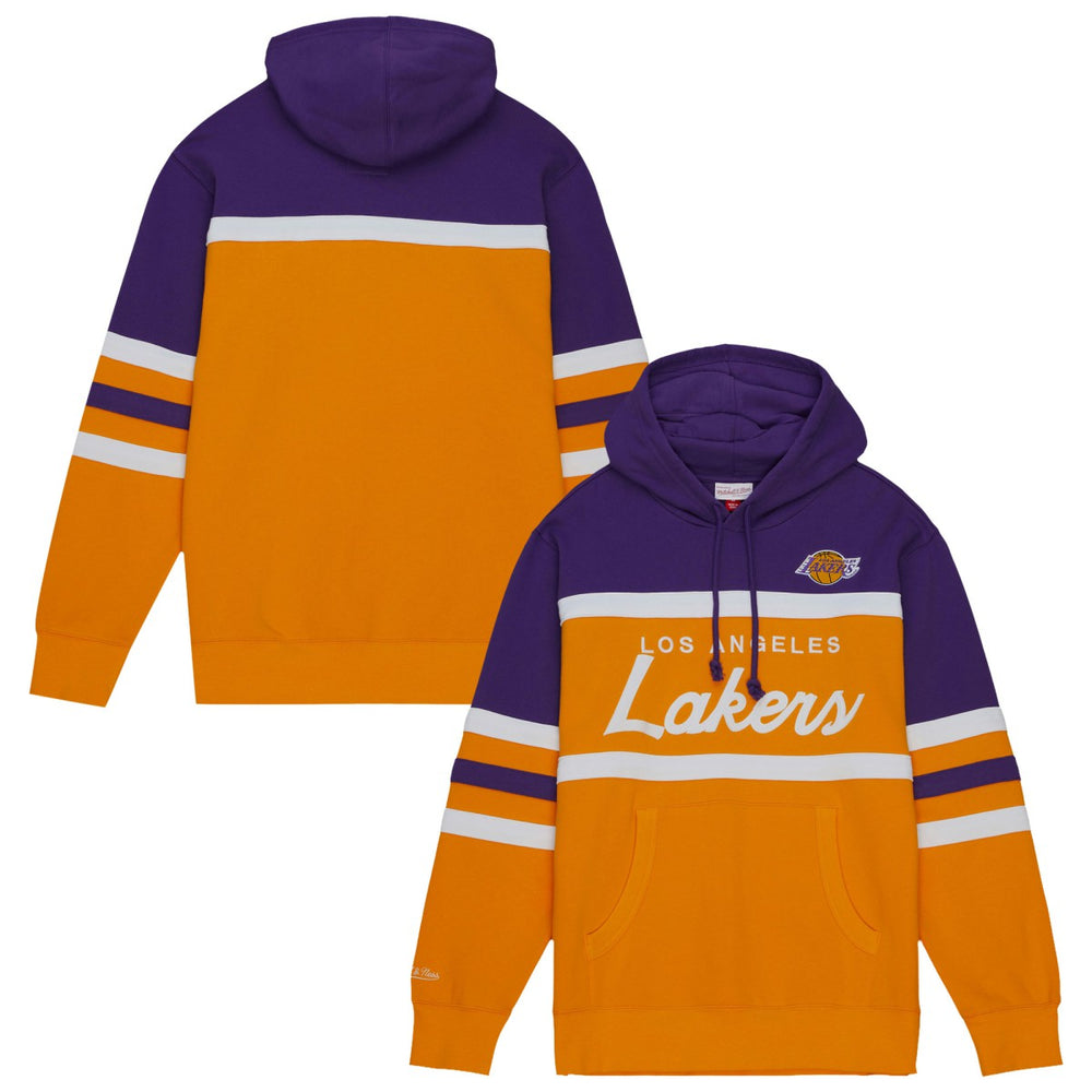 Mitchell & Ness Los Angeles Lakers Head Coach Hoodie Gold/Purple