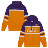 Mitchell & Ness Los Angeles Lakers Head Coach Hoodie Gold/Purple