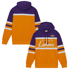 Mitchell & Ness Los Angeles Lakers Head Coach Hoodie Gold/Purple