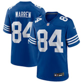 Tyler Warren Indianapolis Colts Alternate Game Jersey - Royal - Nike