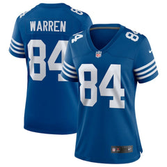 Tyler Warren Indianapolis Colts Women's Alternate Game Jersey - Royal - Nike