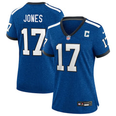 Daniel Jones Indianapolis Colts Women's Alternate 2 Indiana Nights Game Jersey - Heather Royal - Nike