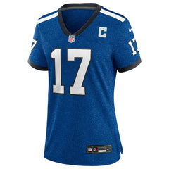Daniel Jones Indianapolis Colts Women's Alternate 2 Indiana Nights Game Jersey - Heather Royal - Nike