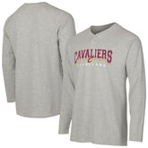 Cleveland Cavaliers Concepts Sport Hawthorn Thermal Knit Long Sleeve Henley T-Shirt Gray