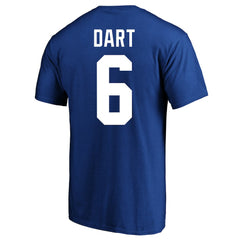 Jaxson Dart New York Giants Big & Tall Player Name & Number T-Shirt - Royal - Fanatics