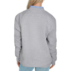 Houston Rockets Starter Women's Arch Stripe Fleece Crewneck Sweatshirt Gray