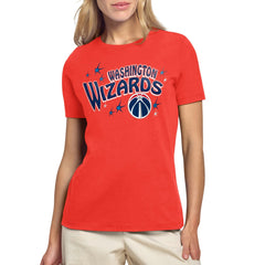Washington Wizards Starter Women's Fireworks T-Shirt Red