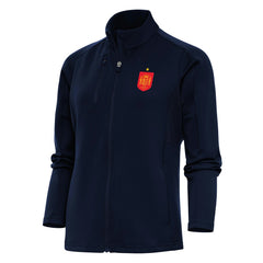 Spain National Team Antigua Women's Genesis Full-Zip Jacket Navy