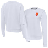 Spain National Team Antigua Women's Takeover Fleece Sweatshirt White
