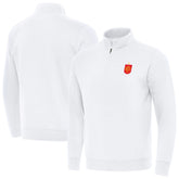 Spain National Team Antigua Landslide Quarter-Zip Pullover White