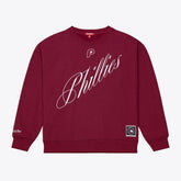 Philadelphia Phillies Mitchell & Ness Women's Script Sweatshirt Online