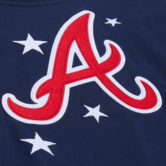 Atlanta Braves Mitchell & Ness Women's Pep Rally Cropped Boxy T-Shirt for sale