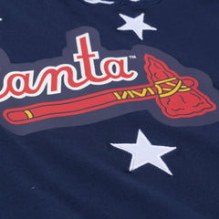 Atlanta Braves Mitchell & Ness Women's Pep Rally Cropped Boxy T-Shirt for sale
