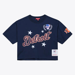 Detroit Tigers Mitchell & Ness Women's Pep Rally Cropped Boxy T-Shirt Online