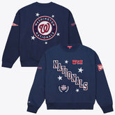 Washington Nationals Mitchell & Ness Women's Pep Rally Sweatshirt Sale