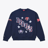 Atlanta Braves Mitchell & Ness Women's Pep Rally Sweatshirt Near Me