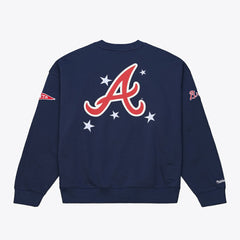 Atlanta Braves Mitchell & Ness Women's Pep Rally Sweatshirt Near Me