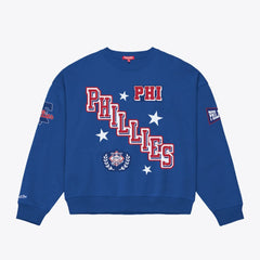Philadelphia Phillies Mitchell & Ness Women's Pep Rally Sweatshirt Sale