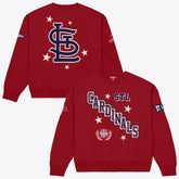St. Louis Cardinals Mitchell & Ness Women's Pep Rally Sweatshirt Sale