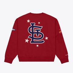 St. Louis Cardinals Mitchell & Ness Women's Pep Rally Sweatshirt Sale