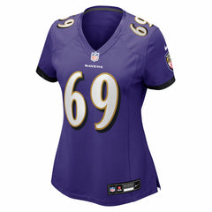 Josh Tupou Baltimore Ravens Women's Team Game Jersey - Purple - Nike