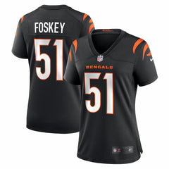 Isaiah Foskey Cincinnati Bengals Women's Team Game Jersey - Black - Nike