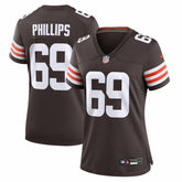 Tyre Phillips Cleveland Browns Women's Team Game Jersey - Brown - Nike