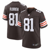 Luke Floriea Cleveland Browns Team Game Jersey - Brown - Nike