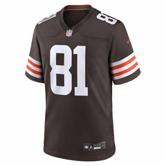 Luke Floriea Cleveland Browns Team Game Jersey - Brown - Nike
