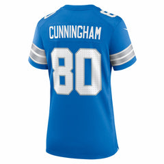 Malik Cunningham Detroit Lions Women's Team Game Jersey - Blue - Nike