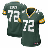 Brant Banks Green Bay Packers Women's Team Game Jersey - Green - Nike