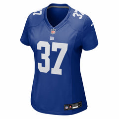 Younghoe Koo New York Giants Women's Team Game Jersey - Royal - Nike