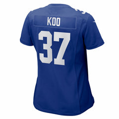 Younghoe Koo New York Giants Women's Team Game Jersey - Royal - Nike