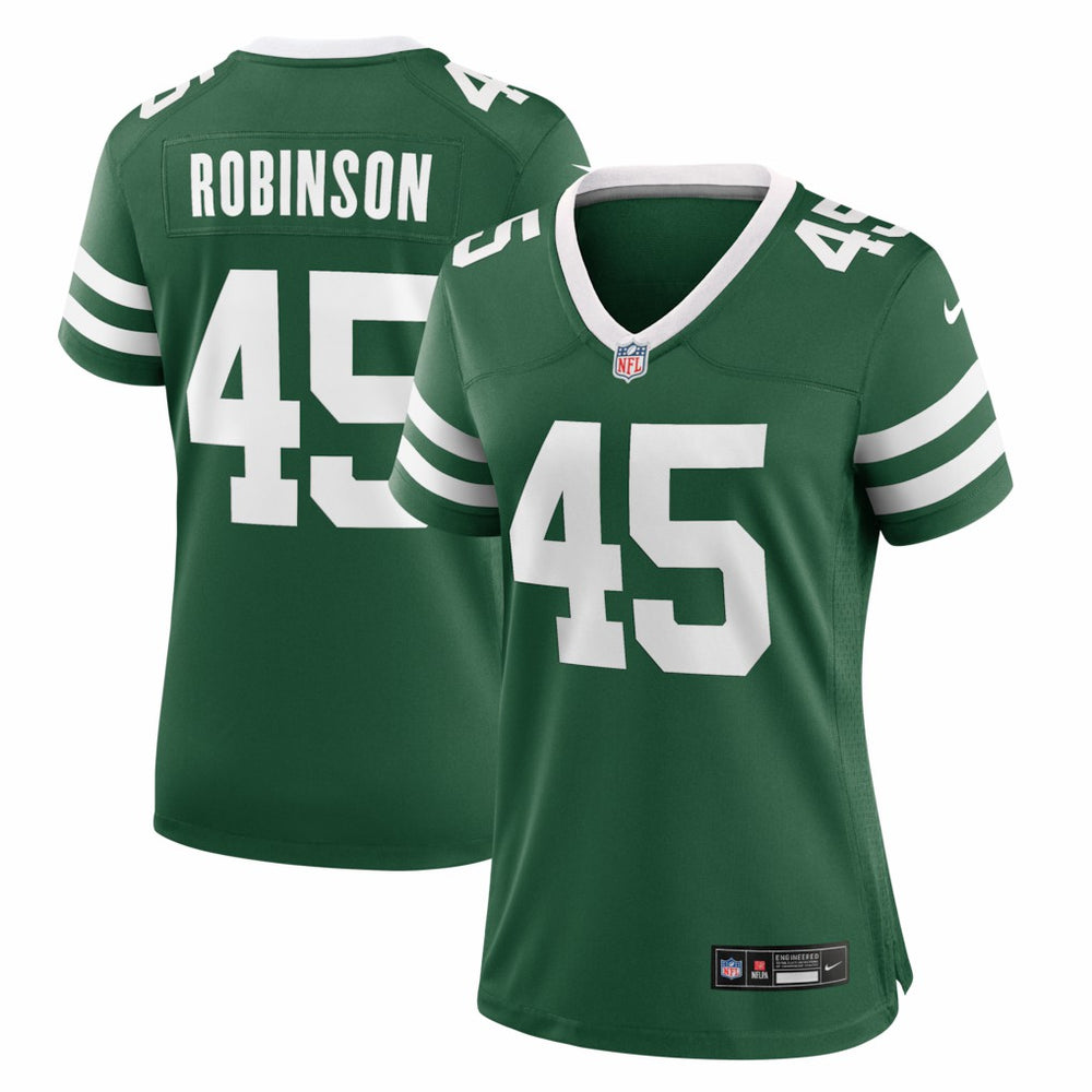 Mark Robinson New York Jets Women's Team Game Jersey - Legacy Green - Nike