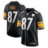Matt Sokol Pittsburgh Steelers Team Game Jersey - Black - Nike