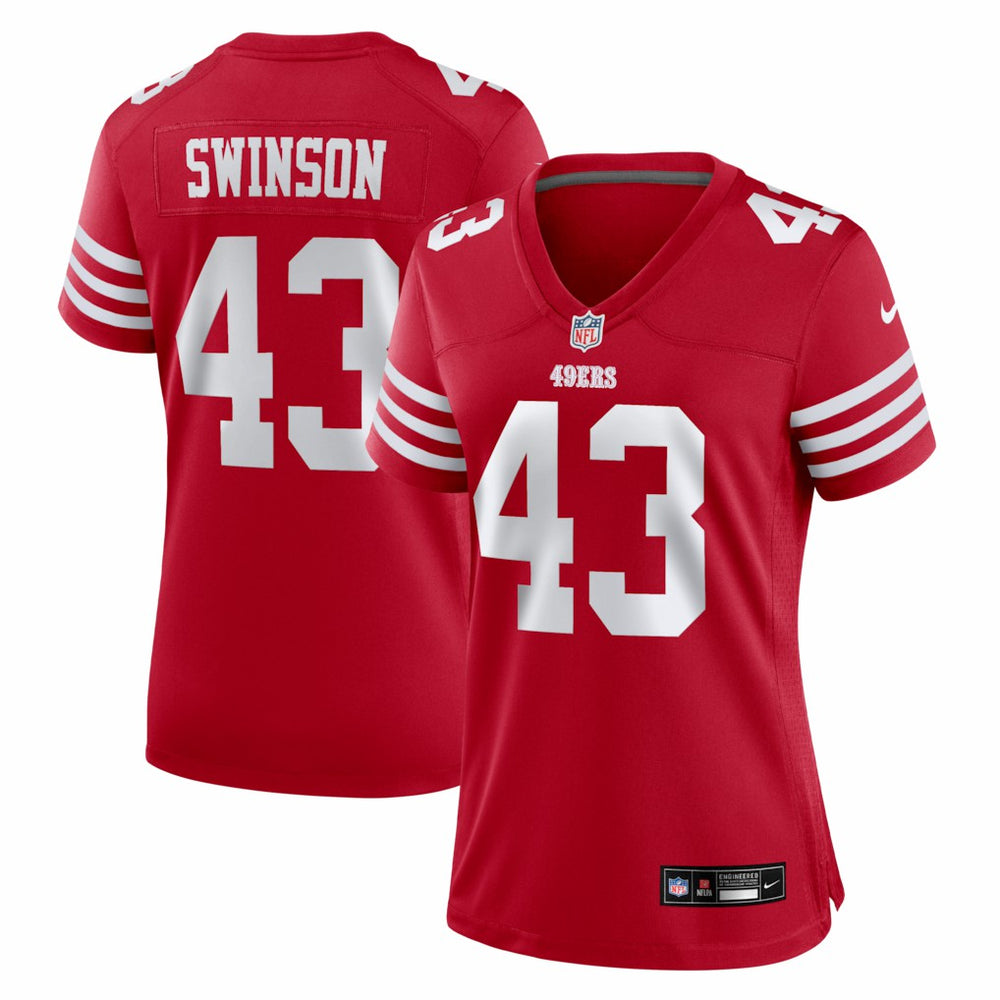 Messiah Swinson San Francisco 49ers Women's Team Game Jersey - Scarlet - Nike