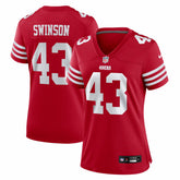 Messiah Swinson San Francisco 49ers Women's Team Game Jersey - Scarlet - Nike