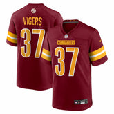 Car'lin Vigers Washington Commanders Team Game Jersey - Burgundy - Nike