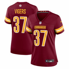 Car'lin Vigers Washington Commanders Women's Team Game Jersey - Burgundy - Nike