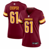 Tyler Cooper Washington Commanders Women's Team Game Jersey - Burgundy - Nike