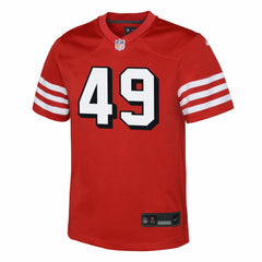 The Faithful San Francisco 49ers Youth Alternate 2 Game Jersey - Scarlet - Nike