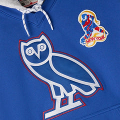 New York Rangers OVO x NHL Fleece Hoodie - Blue | NHL Clearance