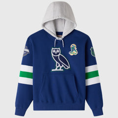 Vancouver Canucks OVO x NHL Fleece Hoodie - Blue | NHL Lifestyle