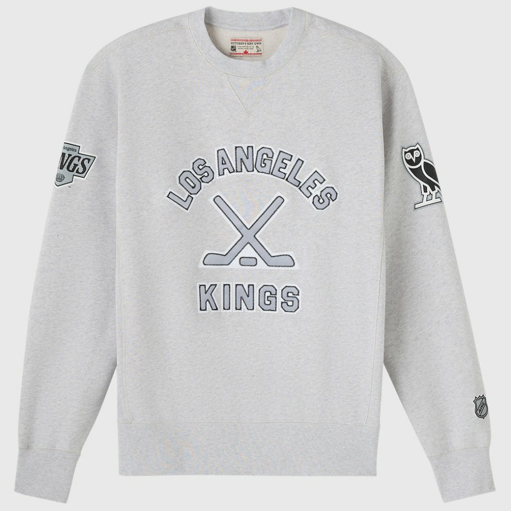 Los Angeles Kings OVO x NHL Fleece Sweatshirt - Heather Gray | NHL online