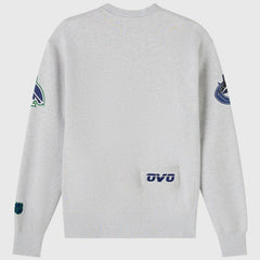 Vancouver Canucks OVO x NHL Fleece Sweatshirt - Heather Gray | NHL near me
