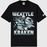 Seattle Kraken OVO x NHL Graphic T-Shirt - Black | NHL Clearance