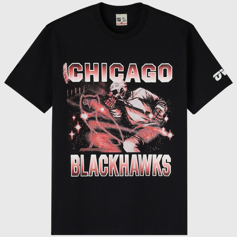 Chicago Blackhawks OVO x NHL Graphic T-Shirt - Black | NHL discount