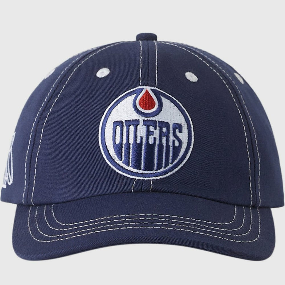 Edmonton Oilers OVO x NHL Adjustable Sport Hat - Navy | NHL on sale