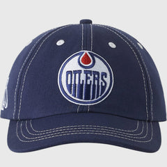Edmonton Oilers OVO x NHL Adjustable Sport Hat - Navy | NHL on sale